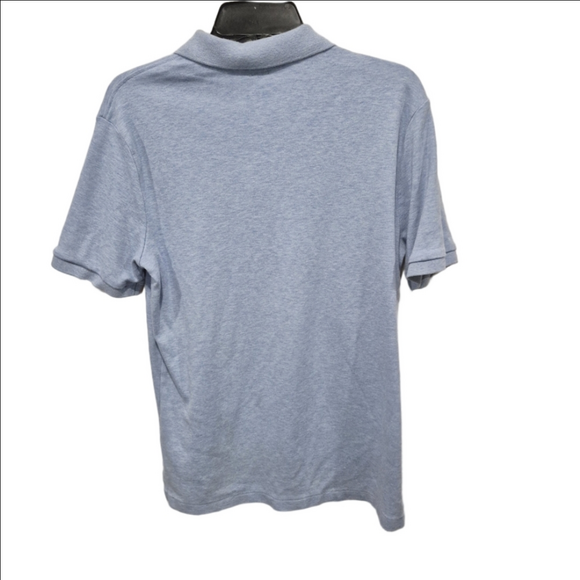 Polo Ralph Lauren Classic Fit Heathered Blue Mesh Polo Shirt Small Pony - Picture 6 of 6